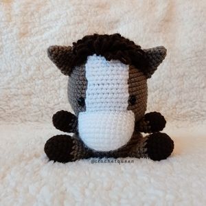 NEW Handmade crocheted plush horse